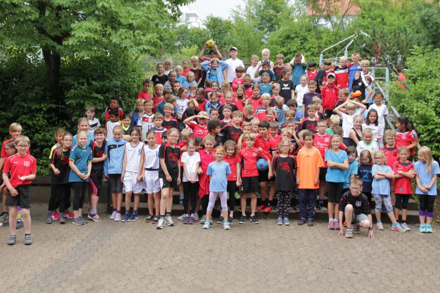 BLSV-Trikot-Tag in der Grundschule Lengfeld