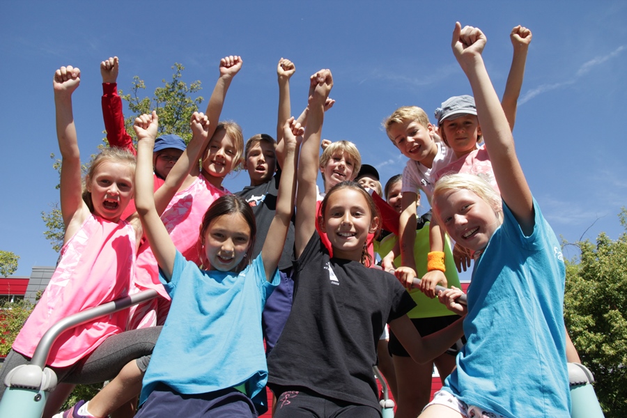 Trikot-Tag in der GS Lengfeld